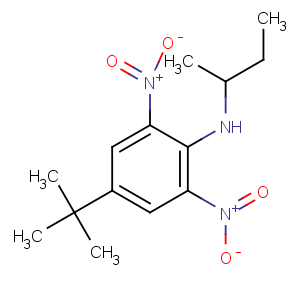 CAS No:33629-47-9 N-butan-2-yl-4-tert-butyl-2,6-dinitroaniline
