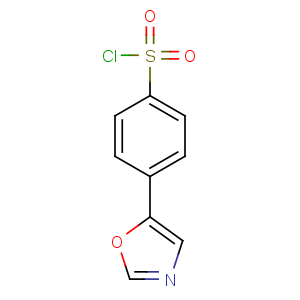 CAS No:337508-66-4 4-(1,3-oxazol-5-yl)benzenesulfonyl chloride