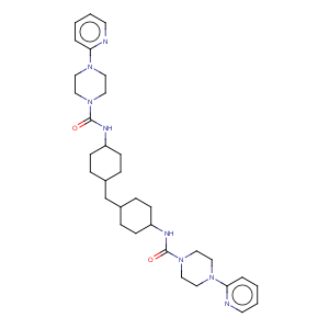 CAS No:337511-95-2 N,N'-(Methylenedi-4,1-cyclohexanediyl)bis[4-(2-pyridinyl)-1-piperazinecarboxamide]