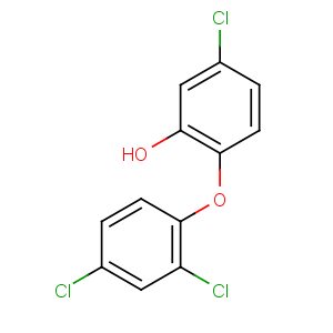 CAS No:3380-34-5 5-chloro-2-(2,4-dichlorophenoxy)phenol