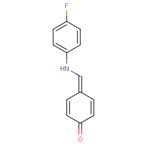 CAS No:3382-63-6 4-[(4-fluoroanilino)methylidene]cyclohexa-2,5-dien-1-one