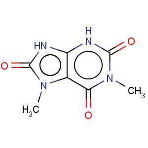 CAS No:33868-03-0 1H-Purine-2,6,8(3H)-trione,7,9-dihydro-1,7-dimethyl-