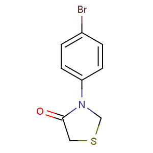 CAS No:338753-34-7 3-(4-bromophenyl)-1,3-thiazolidin-4-one