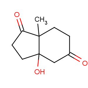 CAS No:33879-04-8 (3aS,7aS)-3a-hydroxy-7a-methyl-3,4,6,7-tetrahydro-2H-indene-1,5-dione