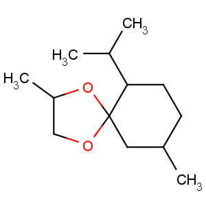 CAS No:33889-48-4 1,4-Dioxaspiro[4.5]decane,2,7-dimethyl-10-(1-methylethyl)-