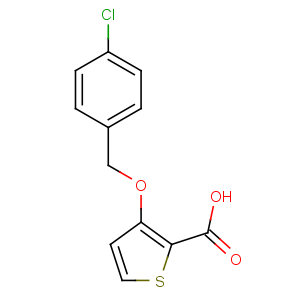 CAS No:339009-58-4 3-[(4-chlorophenyl)methoxy]thiophene-2-carboxylic acid