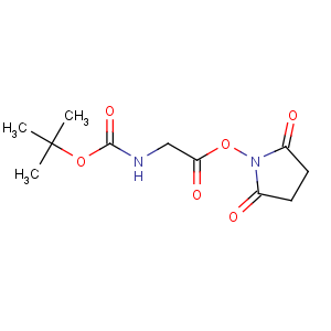 CAS No:3392-07-2 (2,5-dioxopyrrolidin-1-yl)<br />2-[(2-methylpropan-2-yl)oxycarbonylamino]acetate