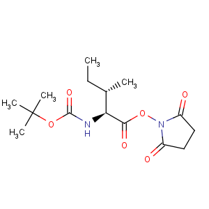 CAS No:3392-08-3 L-Isoleucine,N-[(1,1-dimethylethoxy)carbonyl]-, 2,5-dioxo-1-pyrrolidinyl ester