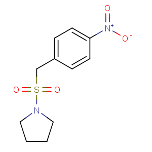 CAS No:340041-91-0 1-[(4-nitrophenyl)methylsulfonyl]pyrrolidine