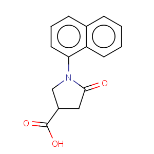 CAS No:340319-91-7 3-Pyrrolidinecarboxylicacid, 1-(1-naphthalenyl)-5-oxo-