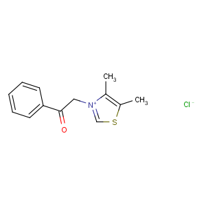 CAS No:341028-37-3 2-(4,5-dimethyl-1,3-thiazol-3-ium-3-yl)-1-phenylethanone