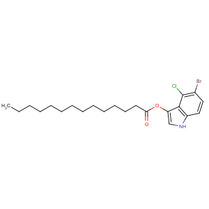 CAS No:341972-95-0 (5-bromo-4-chloro-1H-indol-3-yl) tetradecanoate