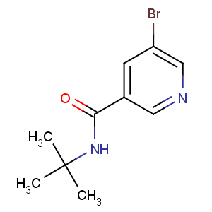 CAS No:342013-78-9 5-bromo-N-tert-butylpyridine-3-carboxamide