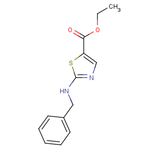 CAS No:342394-00-7 ethyl 2-(benzylamino)-1,3-thiazole-5-carboxylate