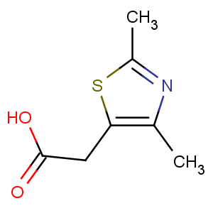 CAS No:34272-65-6 2-(2,4-dimethyl-1,3-thiazol-5-yl)acetic acid