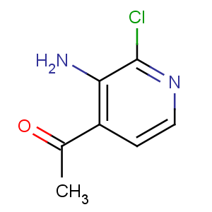 CAS No:342899-35-8 1-(3-amino-2-chloropyridin-4-yl)ethanone