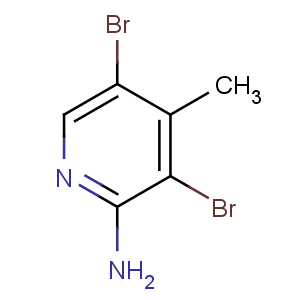 CAS No:3430-29-3 3,5-dibromo-4-methylpyridin-2-amine
