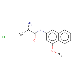 CAS No:3438-14-0 Propionamide,2-amino-N-(4-methoxy-2-naphthyl)-, monohydrochloride, (S)- (8CI)