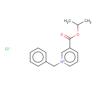 CAS No:34395-10-3 Pyridinium,3-[(1-methylethoxy)carbonyl]-1-(phenylmethyl)-, chloride (1:1)