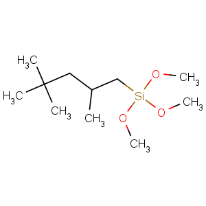 CAS No:34396-03-7 trimethoxy(2,4,4-trimethylpentyl)silane