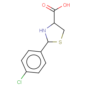 CAS No:34491-29-7 4-Thiazolidinecarboxylicacid, 2-(4-chlorophenyl)-