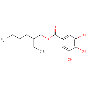 CAS No:34531-26-5 2-ethylhexyl 3,4,5-trihydroxybenzoate