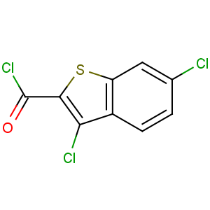 CAS No:34576-85-7 3,6-dichloro-1-benzothiophene-2-carbonyl chloride