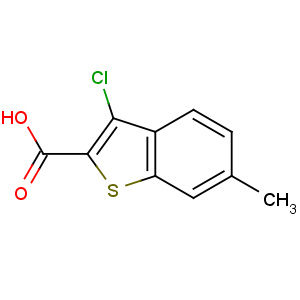 CAS No:34576-96-0 3-chloro-6-methyl-1-benzothiophene-2-carboxylic acid