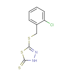 CAS No:345991-75-5 5-[(2-chlorophenyl)methylsulfanyl]-3H-1,3,4-thiadiazole-2-thione