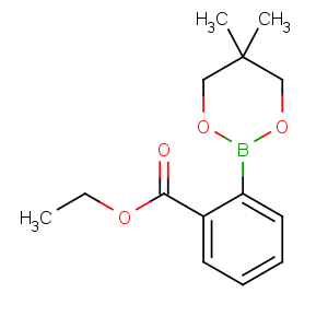 CAS No:346656-34-6 ethyl 2-(5,5-dimethyl-1,3,2-dioxaborinan-2-yl)benzoate