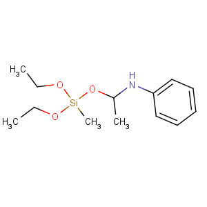 CAS No:3473-76-5 N-[1-[diethoxy(methyl)silyl]oxyethyl]aniline