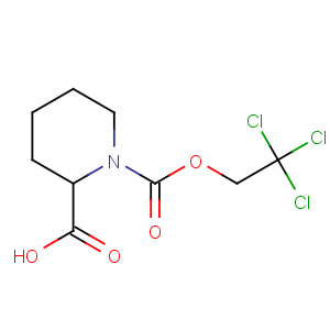 CAS No:347386-19-0 1-[(2,2,2-trichloroethoxy)carbonyl]-piperidine-2-carboxylic acid