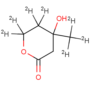 CAS No:347840-19-1 2H-Pyran-2-one-5,6-d2,tetrahydro-5,6-d2-4-hydroxy-4-(methyl-d3)- (9CI)