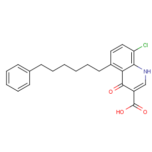 CAS No:34785-13-2 3-Quinolinecarboxylicacid, 8-chloro-4-hydroxy-5-(6-phenylhexyl)-