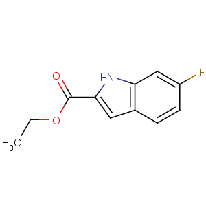 CAS No:348-37-8 ethyl 6-fluoro-1H-indole-2-carboxylate