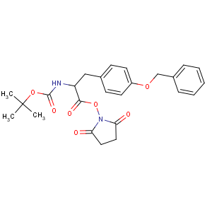 CAS No:34805-19-1 (2,5-dioxopyrrolidin-1-yl)<br />(2S)-2-[(2-methylpropan-2-yl)oxycarbonylamino]-3-(4-phenylmethoxyphenyl)<br />propanoate