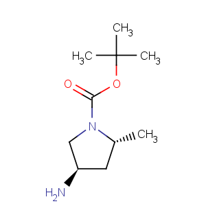 CAS No:348165-63-9 1-pyrrolidinecarboxylicacid,4-amino-2-methyl-,1,1-dimethylethylester,(2r,4r)-(9ci)