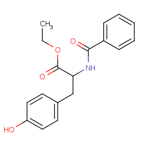 CAS No:3483-82-7 ethyl (2S)-2-benzamido-3-(4-hydroxyphenyl)propanoate