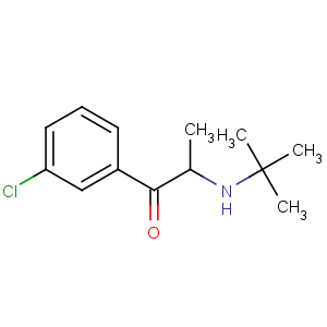 CAS No:34911-55-2 2-(tert-butylamino)-1-(3-chlorophenyl)propan-1-one