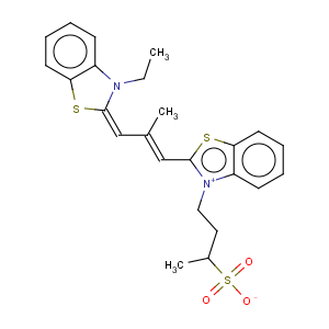CAS No:34935-38-1 Benzothiazolium,2-[3-(3-ethyl-2(3H)-benzothiazolylidene)-2-methyl-1-propen-1-yl]-3-(3-sulfobutyl)-,inner salt