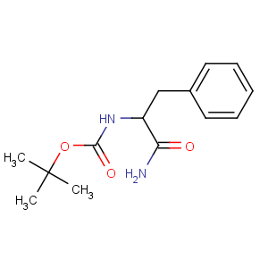 CAS No:35150-06-2 tert-butyl N-[(2S)-1-amino-1-oxo-3-phenylpropan-2-yl]carbamate