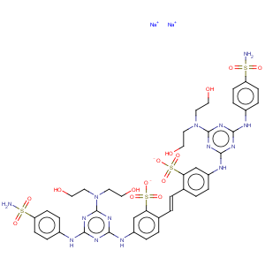 CAS No:35201-95-7 Disodium 4,4'-Bis[4-[[4-(Aminosulphonyl)Phenyl]Amino]-6-[Bis(2-Hydroxyethyl)Amino]-1,3,5-Triazin-2-Yl]Amino]Stilbene-2,2'-Disulphonate