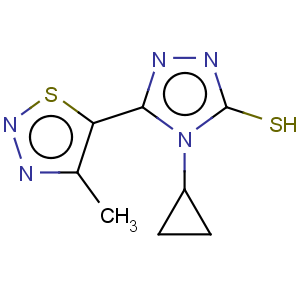 CAS No:352018-98-5 3H-1,2,4-Triazole-3-thione,4-cyclopropyl-2,4-dihydro-5-(4-methyl-1,2,3-thiadiazol-5-yl)-