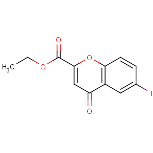 CAS No:35204-44-5 ethyl 6-iodo-4-oxochromene-2-carboxylate