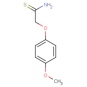 CAS No:35370-92-4 2-(4-methoxyphenoxy)ethanethioamide