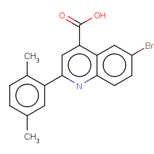 CAS No:355421-84-0 6-Bromo-2-(2,5-dimethyl-phenyl)-quinoline-4-carboxylic acid