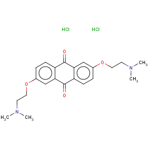CAS No:35697-44-0 9,10-Anthracenedione,2,6-bis[2-(dimethylamino)ethoxy]-, hydrochloride (1:2)