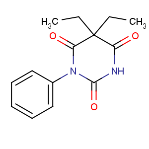 CAS No:357-67-5 5,5-diethyl-1-phenyl-1,3-diazinane-2,4,6-trione