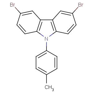 CAS No:357437-74-2 3,6-dibromo-9-(4-methylphenyl)carbazole