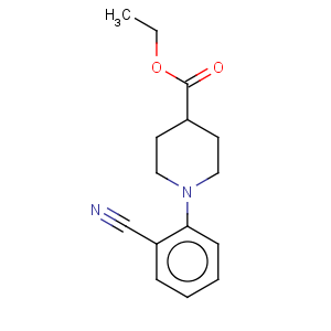 CAS No:357670-16-7 ethyl 1-(2-cyanophenyl)-4-piperidinecarboxylate